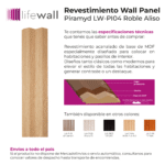 Revestimiento Wall Panel Lifewall Piramyd MDF Roble Aliso - Image 6