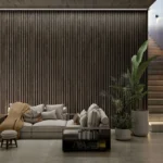 Terminación Final Revestimiento Wall Panel Atrim Wide Nogal EPS Simil Madera 2.75 m - Image 2