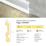 Zócalo LED Frigg Lux EPS Antihumedad Blanco 10 cm - Image 5