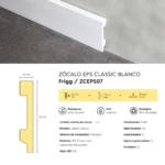Zócalo Frigg Classic EPS Antihumedad Blanco 8 cm - Image 3