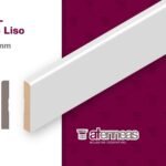 Zócalo Curvo Atenneas 9.5 cm MDF prepintado blanco / apto para contramarco